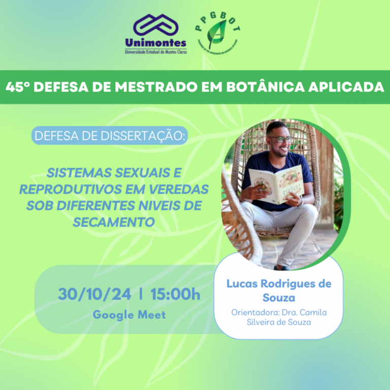 45° Defesa de Dissertação do PPGBot