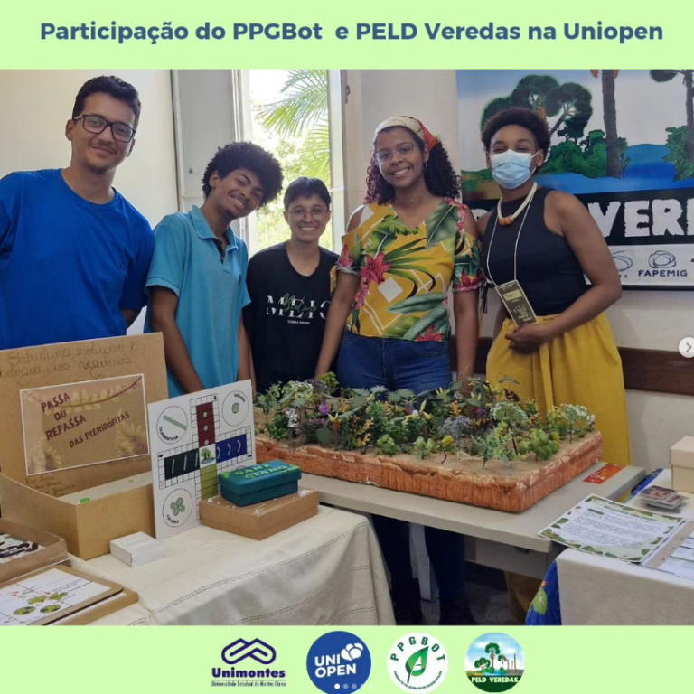 Participação do Programa de Pós-graduação em Botânica Aplicada (PPGBOT) e do PELD Veredas na Uniopen
